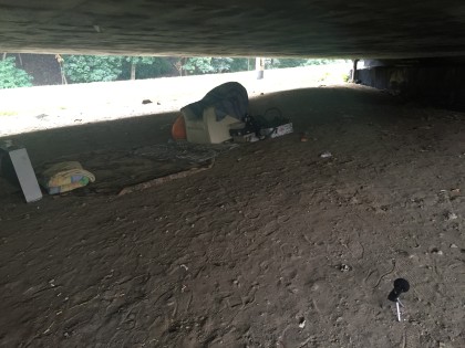 szczecin traffic 5 - under the bridge in someones living room